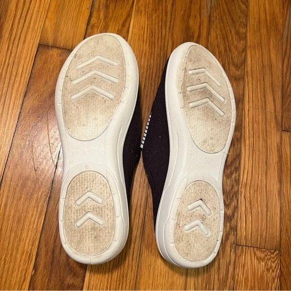 Zapatos sin cordones Paula White Stag para mujer talla 10 azul marino de lona estilo náutico Foto 4 de 4