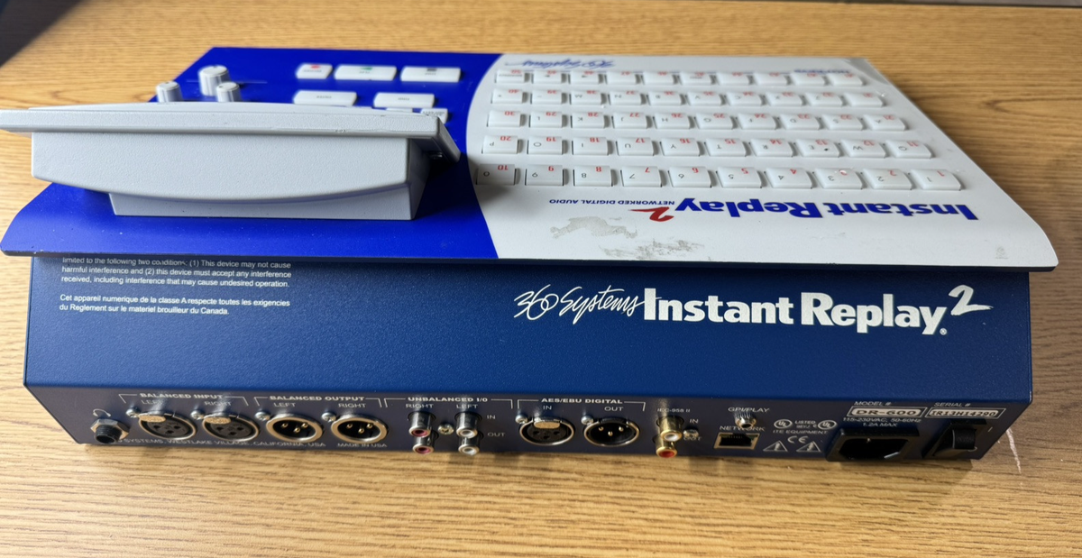 360Systems Instant Replay2 DR-600 サンプラー