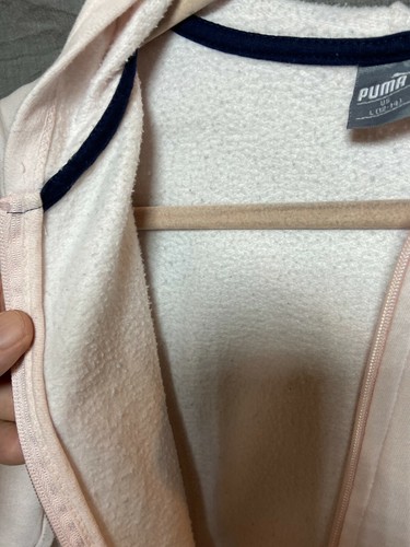 PUMA Sweater Girls Large Pink Full Zip Up Hoodie Kids Youth - Picture 6 of 10