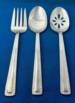 Sabatier ENCORE Stainless, 18/0, Satin, Glossy - 3 Piece Hostess Set 9 1/8''