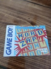Word Zap Gameboy Instruction Booklet Only