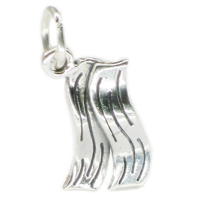 Bacon Strips sterling silver charm .925 x 1 Rashers charms.