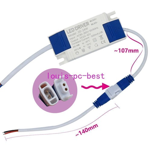 Trasformatore Driver LED con Alimentatore Shell 20 24 30 36W 600 700 900mA - Foto 2 di 7