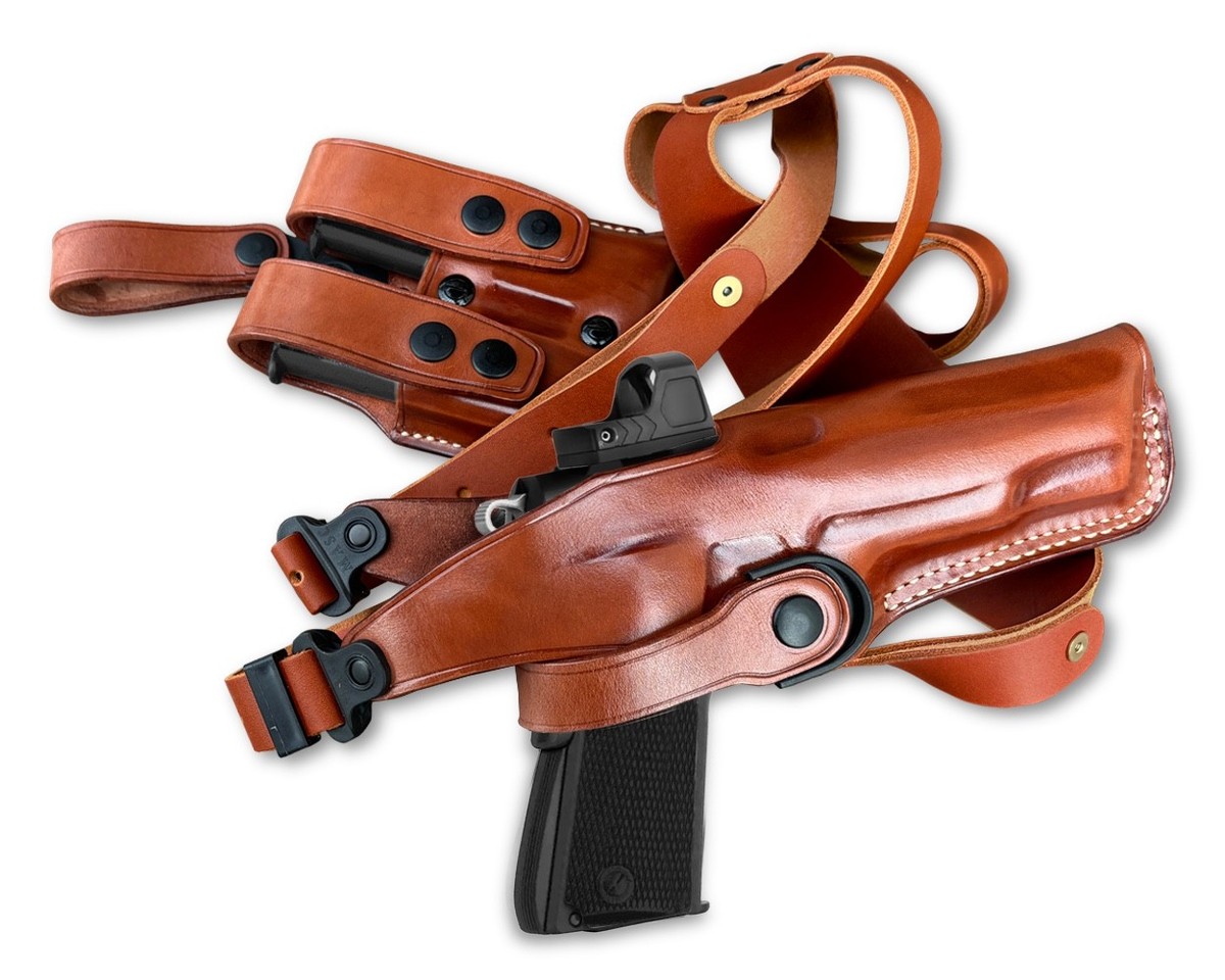 MGC Glory road VICE 革製ショルダーホルスター Optic Ready Vertical Shoulder Holster For Rock Island M1911 A2 FS