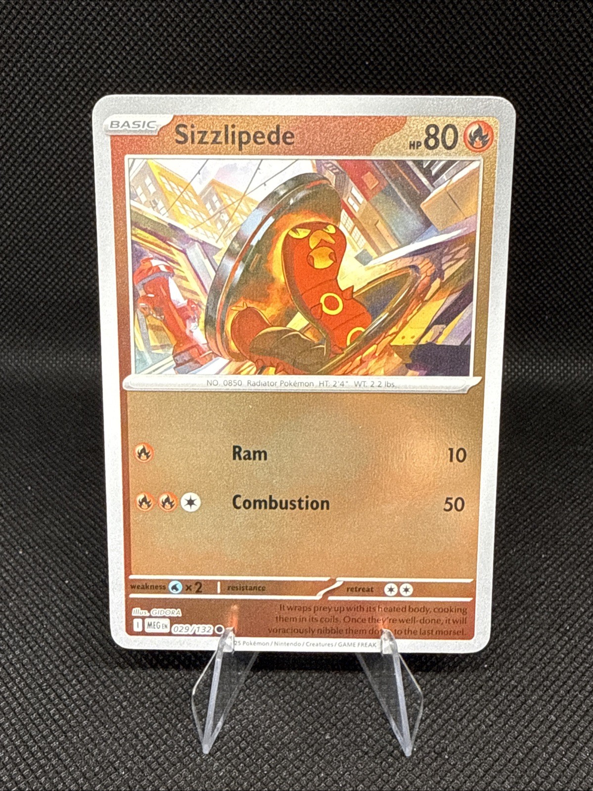 Sizzlipede | 029/132 | Pokemon | Mega Evolution | Reverse Holo |50% off 2nd Card