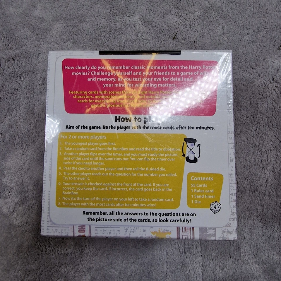 BrainBox Harry Potter | Fun & Educational Card Game | Ages 8+ | 1+ Players | 10  - Image 4 of 4