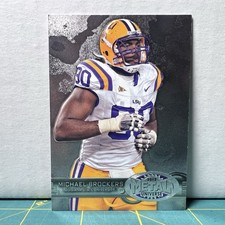 2012 Fleer Retro Metal Universe Michael Brockers Rookie Rams LSU Tigers Card. rookie card picture