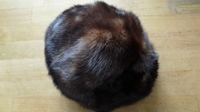 Pelzkappe-/mütze Damen Echtfell (Nerz)  getragen TOP ca. 59 cm Innenmaß