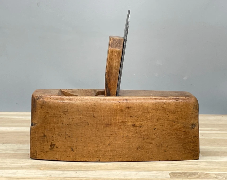 Vintage Ward Wooden Toothing Plane Coffin Plane Woodworking Tool - Image 2 of 4