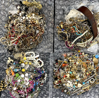 20 lbs. Arts and Crafts Costume Jewelry. Lot 79