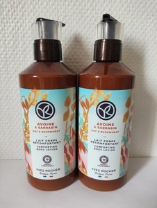 Lot de 2 Laits corps Avoine & Sarrasin Yves Rocher | 390 ml x 2