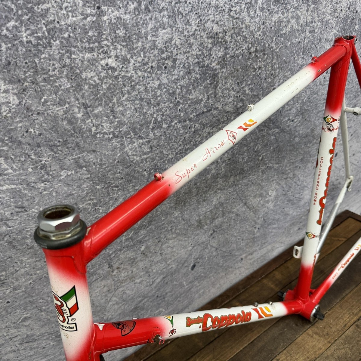 Vintage Sante Coppola Super Arrow Road Bike Frame 59cm Steel Italy