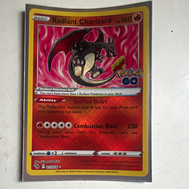 Radiant Charizard #11 (Go (2016))
