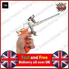 1PCS Expanding Foam Gun Professional PU Grade Applicator Heavy Duty Chrome