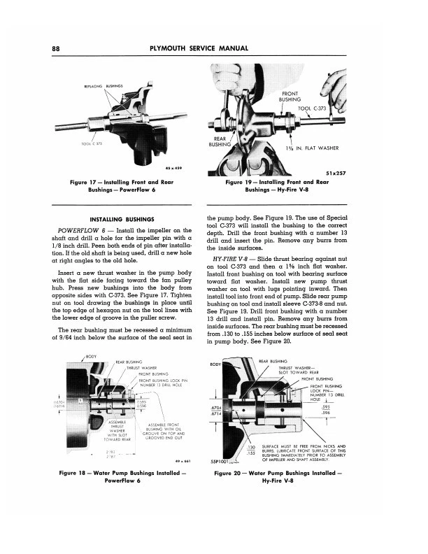 Plymouth Shop Manual Plaza Savoy Belvedere 1955-1956 servicio de reparación suburbano Foto 2 de 4