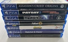 PS4 Game Lot of 7 Skyrim Crash Fallout Payday Star Wars