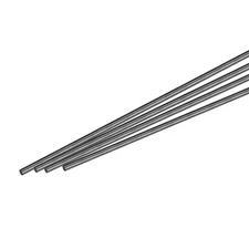 Carbon Fiber Rod Pole, 4mm x 450mm for RC Plane DIY Tool, Pack of 4