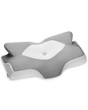 Elviros Cervical Memory Foam Contour Pillows for Neck and Shoulder Pain, Ergonom