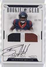 2016 Panini National Treasures 88/99 Braxton Miller #16 Auto 3hd