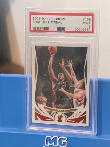 2004 -05 Topps Chrome Shaquille O'Neal #158 PSA 9 MINT Miami Heat