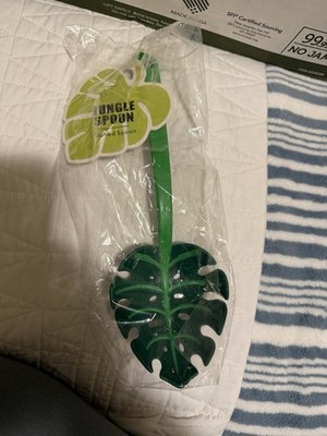 OTOTO LEAF JUNGLE SLOTTED SPOON LADLE KITCHEN FOOD VEGAN SALAD SPAGHETTI 2 for 1