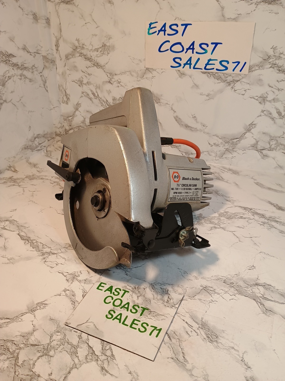 BLACK AND DECKER 7 1/4&rdquo; CIRCULAR SAW 7301 120V 9.0A 4900RP