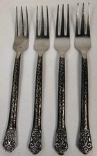 (4) Gourmet Settings AVALON BARCELONA 18/10 Stainless Dinner Forks
