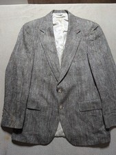 Vintage 90s Polo University Club Ralph Lauren Tweed Blazer Sport Coat Mens 40R