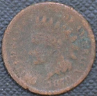 1870 AG  (G-PITTED) Indian Head Cent