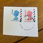 GB 27 March 2003 Europe & Worldwide  Overseas Booklet Stamps - Used On Piece VFU