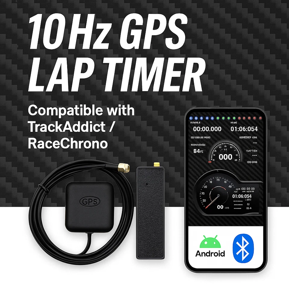 10Hz GPS Lap Timer LapTimer For TrackAddict RaceChrono Car Bike Race Track