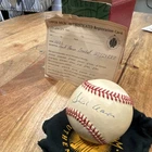 Hank Aaron Autographed Original Baseball Upper Deck Authenticated