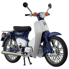 1/12 Super Cub 50 (Blue) "Completed Bike Series" mini car