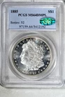 1885 CAC PCGS MS 64 DMPL MORGAN SILVER DOLLAR DEEP MIRRORS LOOKS 65