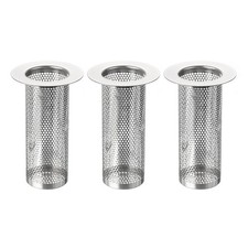 3 Pcs Bathroom Sink Strainer, Fit for Dia 1.42"-2" Drain Hole, 80mm/3.15" Deep
