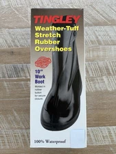 Tingley Men's Weather-Tuff 10" Overshoe Large, Stretch Rubber Large 9-1/2-11