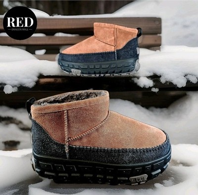 UGG VENTURE DAZE ULTRA MINI ALL GENDER BOOTS RED JASPER - MEN 10 / WOMEN 11