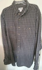 Carhartt Men's Plaid Button-Up Long Sleeve 100 Cotton w/pockets Size 2XL Tall