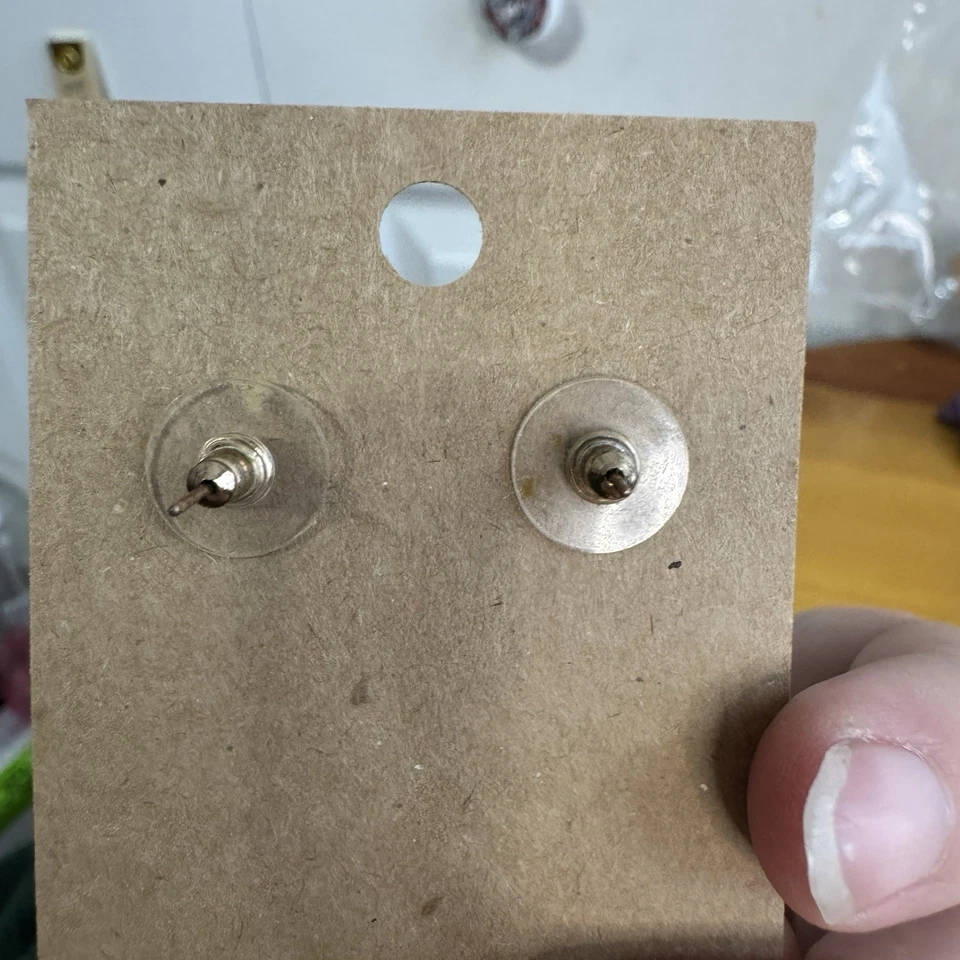 Kendra Scott Raquel Rose Gold Rhinestone Oval Dangle Pierced Earrings Boho Gift - Image 3 of 4