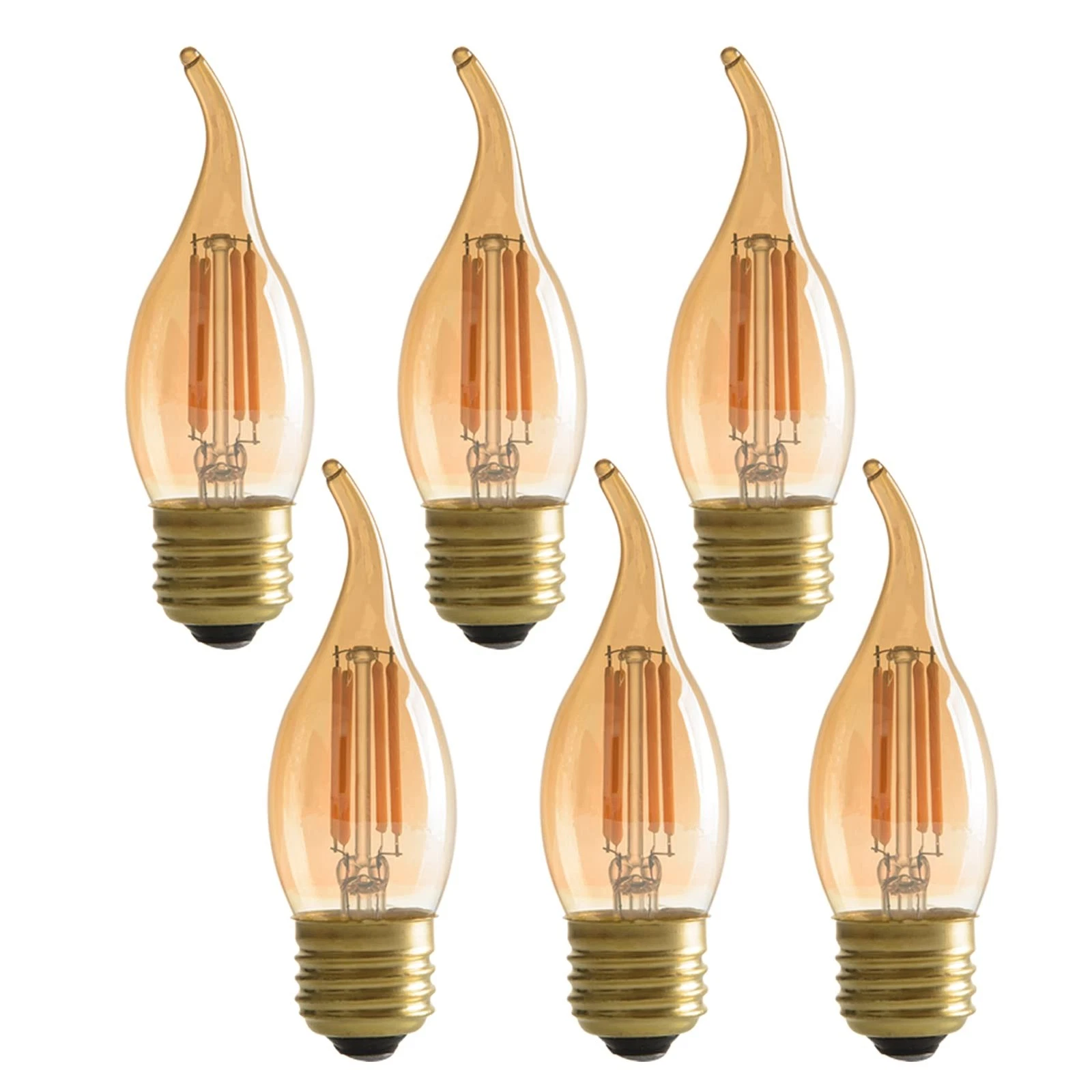 PANLAVIE LED Filament Chandelier Bulb - Thumbnail 4