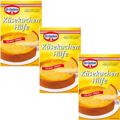 Dr.Oetker Käsekuchen Hilfe Cheesecake help 3 ct. - Made in Germany FREE SHIPPING