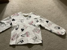 ZARA Kids Girls Fleece White Sweater 11/12