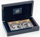 2012-S American Eagle San Francisco Two-Coin Silver Set ANACS PR69 DCAM w/ Box