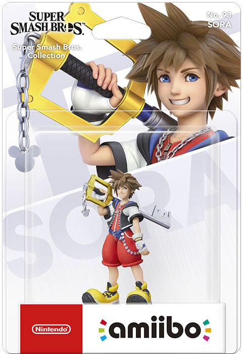 AMIIBO Super Smash Bros. Kingdom Hearts Sora Personaggio NINTENDO