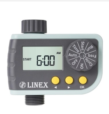 LINEX Water Sprinkler Timer for Garden Hose Outdoor Lawn Yard Watering System...
