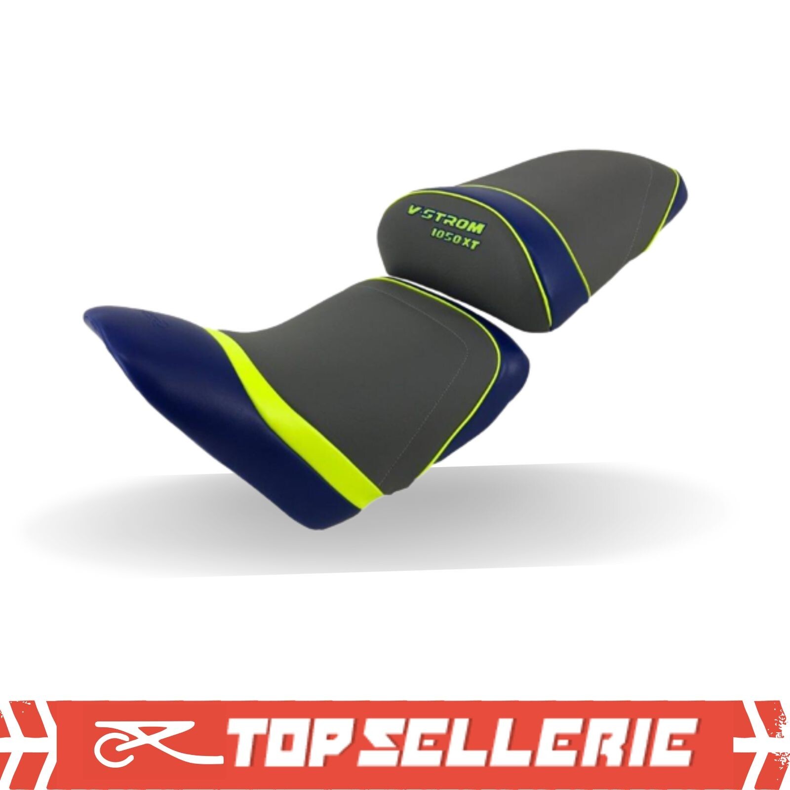 Selle Grand Confort Suzuki V-Strom 1050 accessoire moto assise touring pilote passager