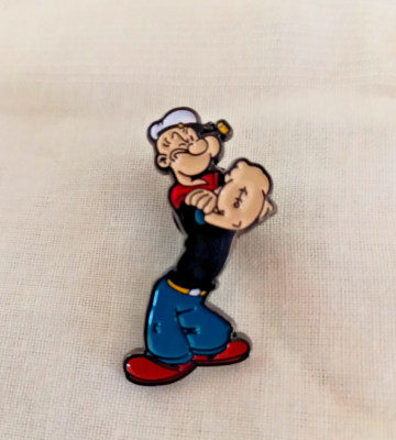 POPEYE-ENAMEL PIN-2 OR MORE PINS SHIPPING $5.49-SPEND $20 SHIPPING IS FREE