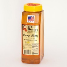 California Raw Orange Honey 50 Oz 3 1/8 Lb 1.42kg Pure 100 Natural Grade A