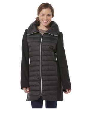 New Metaphor Women's Mixed Puffer Media Jacket Coat Variety Color & Sizes
