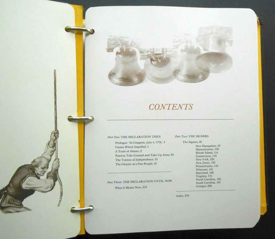 1976 U. S. Constitution Signers album Bicentennial 220 pages Founding Fathers - Image 3 of 4